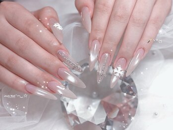 ジョジョ ネイル アット サンノミヤ(JOJO Nail at Sannomiya)の写真/【モチの良さ×高技術でリピーター続出】他サロンで満足できなかった方も美フォルムで折れにくい長さ出しを