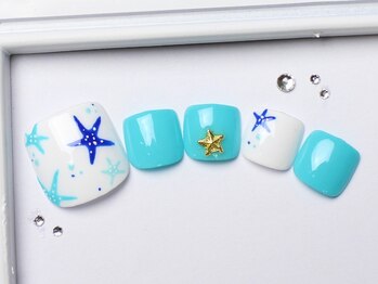 ネイルサロンフォーユー(for u)/FOOT♪ヒトデ￥8000