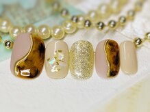 ネイルアンドアイラッシュ ブレス エスパル山形本店(BLESS)/べっ甲ネイル