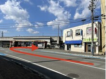 エイムシークレットベース(AIM SECRET BASE)/駐車場経路１