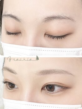 フレックル(freckle)/学生さんにも眉メイクレクチャー