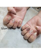 グラムスラム 福島店(GLAMSLAM)/押し花×ニュアンス♪