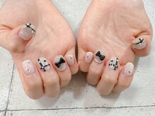 ネイル ビューティーマジック 葛西本店/ショートリボンネイル