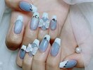 ブルーラメベースフレンチ