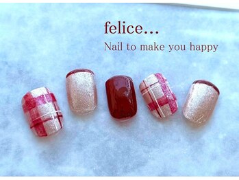 ネイルサロン フェリーチェ(felice)/【定額ネイル】¥7980