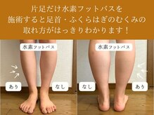 ヨサパーク サナ 二子玉川(YOSA PARK SANA)/水素フットバスがむくみに効く！