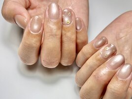 マグ×フラワーネイル