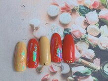 ネイルサロン&スクール ジーナ(GINA)/ビタミンカラーオーロラネイル