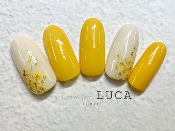 ネイルアトリエルカ(nail atelier LUCA)/L-2 ミモザネイル