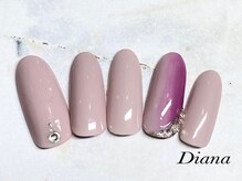 ディアナ ひたちなか高場店(DIANA)/定額ネイル　6600円　B‐011