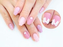 ネイルコレクション ピンク(Nail Collection Pink)/ジェル放題★春色マット・リボン
