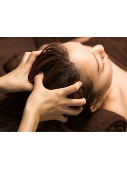 ヘッドスパで癒されたい