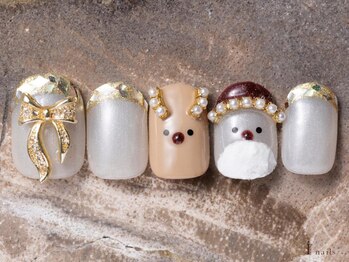 アイネイルズ 吉祥寺店(I nails)/クリスマスサンタトナカイ