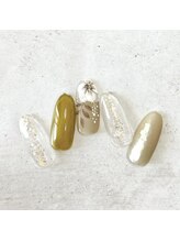 ミュナ(myuna)/マットフラワーネイル