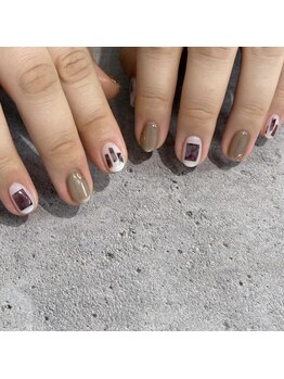 苑琳爪工(erin nail)の写真/[代々木公園近く]短い爪でも楽しめるデザイン多数*パラジェル導入店*爪に優しい施術を心掛けています◎