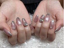 レアネイル 新宿(le'a nail)/ガラスフレンチ