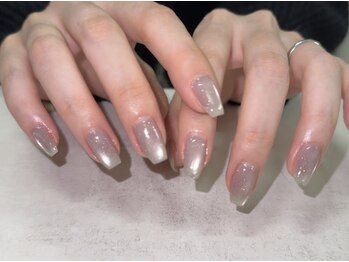 リッチ(Rich)の写真/大人可愛いデザイン多数♪雰囲気抜群のニュアンスうるつやネイルやシンプル韓国ネイルも！持ち込みも歓迎◎