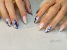 ネイル ドゥ 岡山駅前店(Nail Doux)/スノーフレークネイル