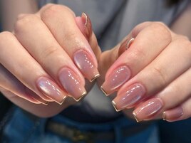 ミラーフレンチネイル