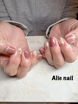 アリーネイル(Alie nail)/【定額アートコース】シンプル
