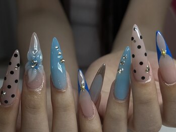 ルニーク(LUNiQ)の写真/ワンカラーからデザイン&パーツやり放題まで！お客様に合った持ちのいい長さだし法をご提案いたします★