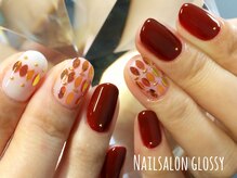 ネイルサロン グロッシー(Nail salon glossy)/秋ネイル