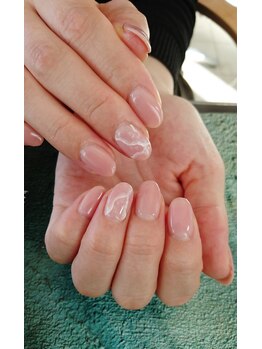 アンアント(An-ant)/大理石アートシンプルネイル