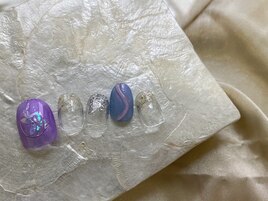 夏ニュアンスネイル