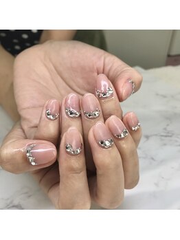 アトリエ エース(ACE)/ピンクベージュにストーン