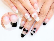 ネイルコレクション ピンク(Nail Collection Pink)/スカルプ放題★千鳥格子・リボン