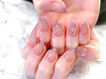 スクエアーフレンチネイル♪