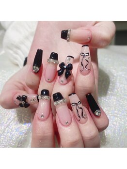 クイーンズビューティーサロン 新宿本店(Queen's beauty salon)/チップ長さだしやり放題