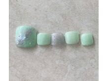 ネイルファクトリー 横浜ベイクォーター店/【Foot】デザイン¥8550