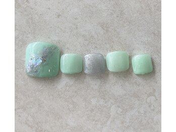 ネイルファクトリー 横浜ベイクォーター店/【Foot】デザイン¥8550