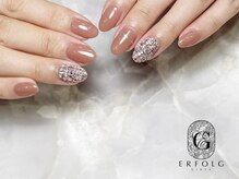 エアフォルク 銀座(ERFOLG)/オフィスにも◎ツイードネイル