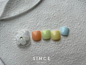 シンス(Since)/5月foot monthly design