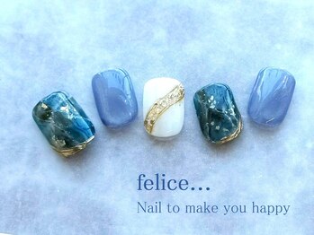 ネイルサロン フェリーチェ(felice)/【定額ネイル】¥7480