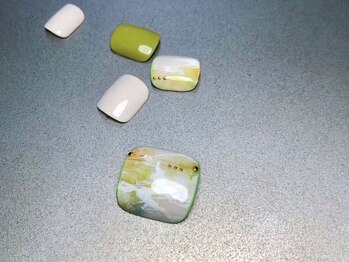 オーラリー ネイル アート メゾン(ORRERY nail art maison)/フット / 春ネイル