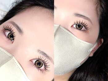アイラッシュルーム カカ(kaka)の写真/【メイク時短にも◎】お顔の印象を決める目元はプロにお任せ♪豊富な商材で一人一人に合わせて施術します＊