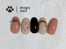 モグネイル(Mogunail)/バレンタインネイル/冬ネイル