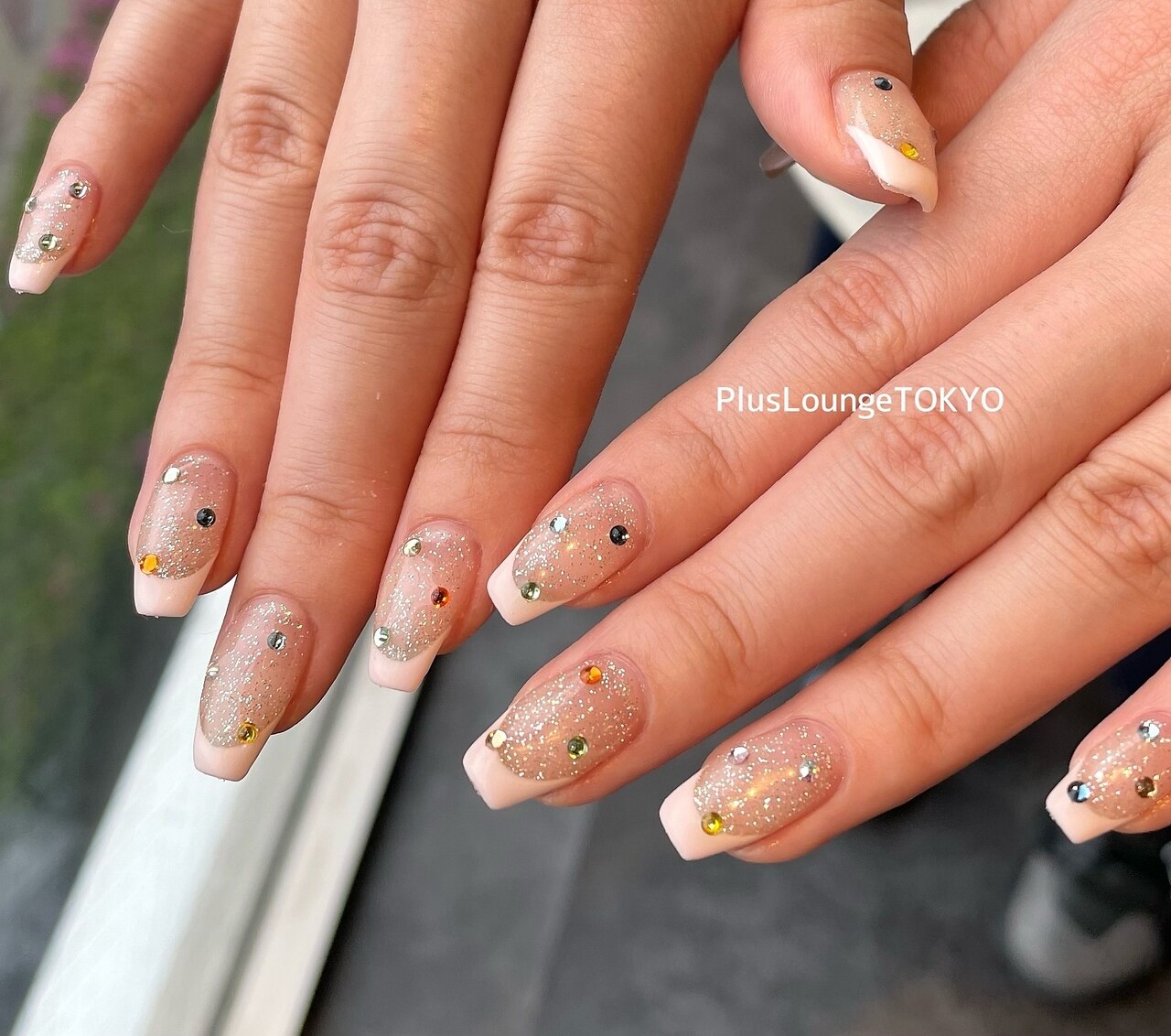 ネイルアート　デザインストーン　まとめ売り 色:B】LIKENNY ラインストーン ネイルアート クリスタル ネイル