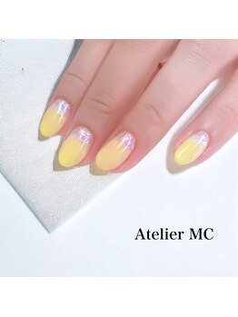 アトリエ エムシー 新富町(Atelier MC)/根本キラキラグラデーション