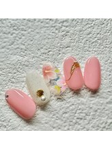ネイルサロン アージュ(Nail Salon A jyu)/常夏ハイビスカスネイル