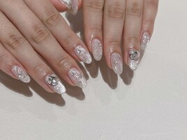 クリアマグネット+ビジュー