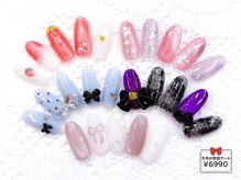 ネイルコレクション ベビーピンク(Baby Pink)/4月の特別ジェル6990★黒リボン