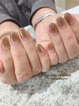 プライベート ネイルサロン マーマ(murmur)/ミラーグラデーション