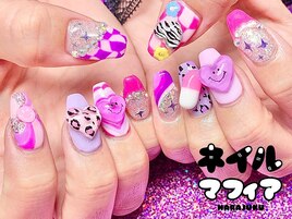 カラフルポップネイル