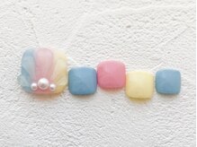 リーチェ ビューティアンドネイルサロン 大名店(Beauty&Nail Salon)/summe foot☆
