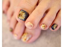 ネイル アトリエ コモード(nail atelier Comodo)/ペイント [ひまわり]
