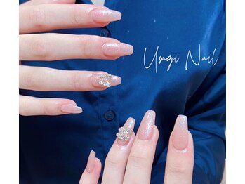 ウサギネイル 新大久保店(usagi nail)/マグネットフレンチ秋可愛い